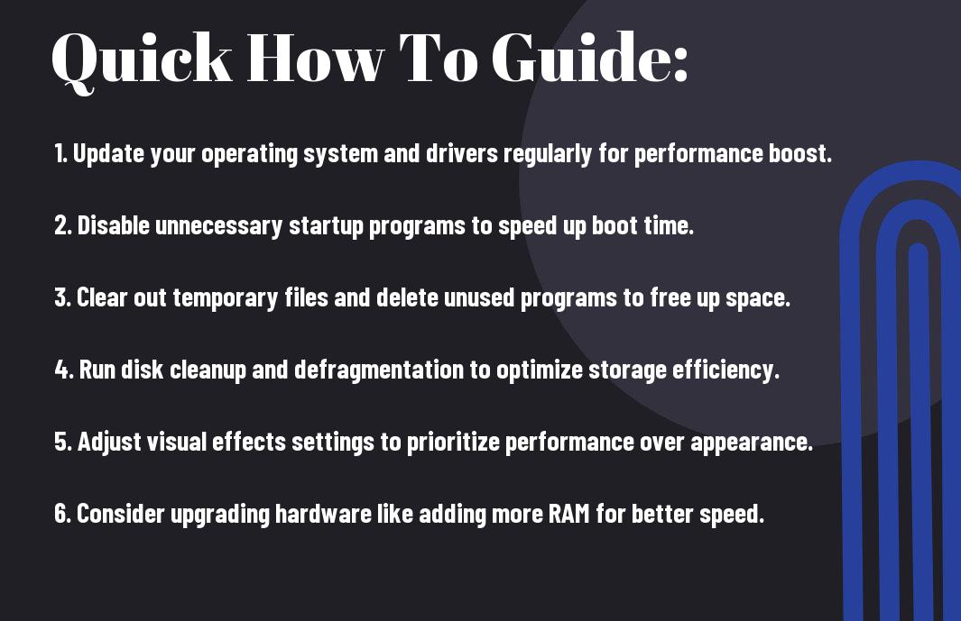 Optimizing Windows Performance Tips to Speed Up Your PC